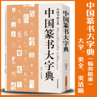 鹏辰正版中国篆书大字典 中国书法篆书技法毛笔书法字帖小篆文部首名家书法基础入门到精通篆体篆书