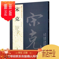 鹏辰正版正版 宋克 历代名家书法经典 繁体旁注 毛笔字帖书法作品集 唐宋诗卷 急就章 进学解 唐张怀瓘论用笔十法 铜