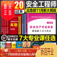 鹏辰正版注册安全师工程师2020年考试用书生产技术基础管理案例分析专业实务中级初级化工其他建筑施工核全套20