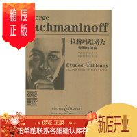 鹏辰正版钢琴乐谱:拉赫玛尼诺夫:音画练习曲 湖南文艺出版社拉赫玛尼诺夫
