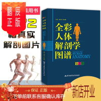 鹏辰正版全新人体解剖学图谱全彩解刨速记医生用书人体结构彩色书 军事医学科学 天一文化中英文标识人体解刨学图谱