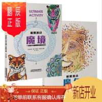 鹏辰正版魔色+魔境 2册 儿童专注力训练趣味游戏书 注意力观察力