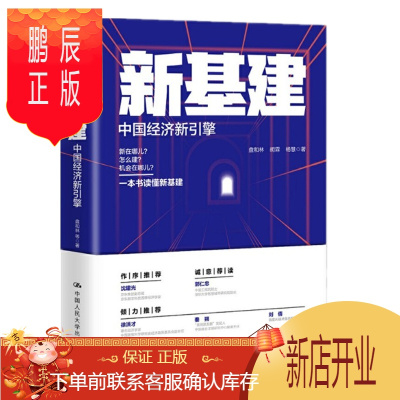 鹏辰正版盘和林 新基建：中国经济新引擎（京东数科副总裁沈建光 做序推荐）中国人民大学出版社