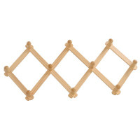 壁挂墙壁后打孔衣服挂钩衣帽钩墙上挂包挂合金实木制挂衣架衣钩 加厚原木衣架(送钉子) 1个