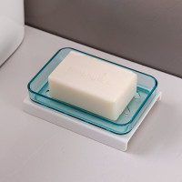 浴室双层肥皂盒 落地式大号置物收纳架 创意皂盒香皂沥水托盘