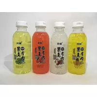 启硕果真有肉多种口味500ml整箱15瓶嚼着喝更快乐网红推荐
