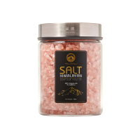 SainDak圣达喜马拉雅玫瑰盐低钠粉盐无碘海盐精品粗盐980g