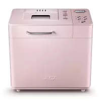 北美电器（ACA）面包机家用全自动和面发酵烘焙馒头智能多功能早餐机 粉红色