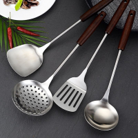 (赠品评价截图后联系客服领取)魅扣不锈钢锅铲漏勺子汤勺煎铲饭勺炒菜锅铲子厨房家用品厨具大套装