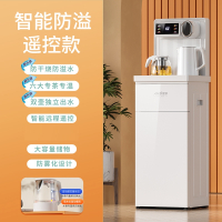 夏新(AMOI)煮茶吧机家用电水瓶立式智能语音冷热自动饮水机_智能防溢白色双出水遥控防烫壶_冰温热