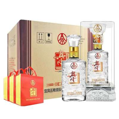 五粮液(WULIANGYE)股份公司出品 兴隆上品 52度浓香型白酒 500ml*6瓶 整箱装