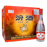 山西杏花村汾酒 红盖玻汾 42度清香型白酒 475ml*12瓶整箱装