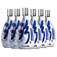 山西汾酒 青花20 53度清香型白酒500ml *6(无盒光瓶装 新老包装随机发货)
