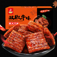 [整箱]大刀肉辣条308g/箱 美味可口好吃