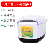 时光旧巷果蔬清洗机水果消毒机家用食品净化机器臭氧超声波洗菜机 天蓝色