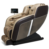 新款S9按摩椅3D机械手sl多功能太空电动舱家用全自动全身沙发 JR-S9【鳄鱼纹】 【英文版】交货期30天