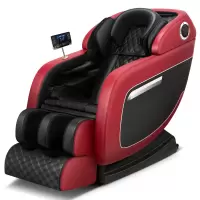 佳仁(JARE)家用按摩椅新款加热揉捏体型检测全自动智能按摩椅太空舱沙发 魅力红