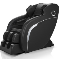 新款按摩椅家用全自动全身多功能豪华舱电动小型智能太空 至尊版黑[灵动机械手+20大按摩手法+全身按摩+蓝牙音乐]