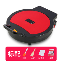 电饼铛家用烙饼锅电饼档加深款煎饼锅时光旧巷煎烤机薄麦饼小家电厨房电器 3CM加深红色标准礼包PX-10
