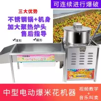 中型爆米花机器商用全自动燃气金蛋电动搅拌球形爆米花机器摆摊用