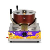 手摇燃气爆米花机金蛋商用摆摊用球形蝶形爆米花锅手工搅拌物料一站式 单锅手摇搅拌