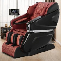 佳仁(JARE)按摩椅家用全身新款智能双SL揉捏全自动太空豪华舱沙发器 奢华中国红旗舰版