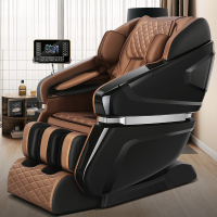 佳仁(JARE)新款双SL导轨按摩椅家用全身全自动太空豪华舱多功能老人 奢华科技黑旗舰版