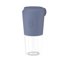 便携式榨汁机时光旧巷家用水果小型榨汁杯电动多功能自动果汁机随身杯 蓝莓色[无线便携★母婴级材料★连榨8杯]