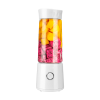 榨汁机时光旧巷家用水果小型便携式电动摇摇杯学生迷你炸水果汁机杯型 象牙白