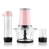 绞肉机多功能时光旧巷搅拌碎馅菜榨汁一体家用电动小型磨粉料理机 桃花粉