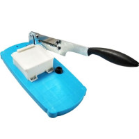 切阿胶糕刀年糕刀家用小型不锈钢金蛋材阿胶膏专用切片机商用切刀 新切丝两用+备用刀片(送垫片)