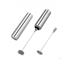 打奶泡器家用小型奶泡机时光旧巷多功能电动咖啡拉花奶盖机电动奶泡器 主机(银色)+套筒+单头+双头