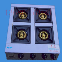 商用煲仔炉防风4眼6眼8多眼燃气灶时光旧巷 三四六八头多头砂锅煤气炉多灶 加厚钢板方4头蜂窝炉送气阀+管
