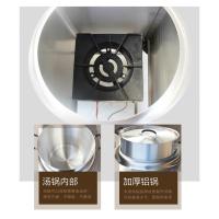 兰州拉面炉专用煮面桶双头时光旧巷双桶商用燃气汤面节能汤桶煮面锅下面机 左边50燃气波纹管右边36铝锅