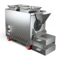 商用时光旧巷全自动炒栗子机器多功能糖炒板栗机花生芝麻瓜子机燃气炒货机 15型燃气不带罩+进出料口