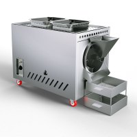 商用炒货机时光旧巷糖炒栗子花生瓜子机摆摊全自动燃气电热多功能炒板栗机 50型炒货机(燃气+料斗一套)