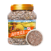 皇麦世家(Heroyal) 快熟黑麦片1000g 谷物纯燕麦片原味营养冲饮谷物快熟黑白燕麦片早餐