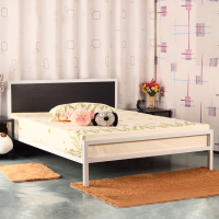 铁床架铁艺床双人床1.5米1.8单人床儿童床1.2米简易公主床钢木床 定制商品