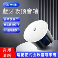 启诺 QN-K917B 有源蓝牙工程吸顶音箱 天花板吊顶公共广播音箱 白色 台