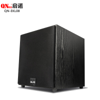 启诺 QN-EKL08 10寸有源重低音音箱 家庭影院会议低音炮 黑色 台