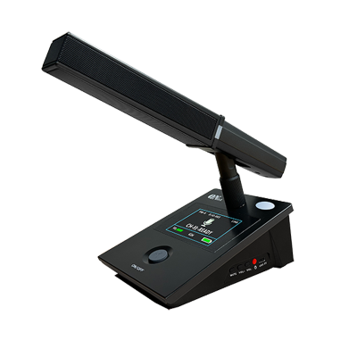 启诺 QN-MWC5000Sc/d 无线会议话筒 充电款专业会议方管麦克风 黑 台