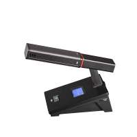 启诺QN-MWC600Sc/d 会议短咪麦克风 专业视频会议带显示器 黑色 台