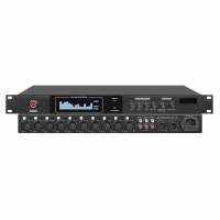 启诺 QN-MX1002 智能话筒音频管理器 10进2出音频处理器 台 黑色