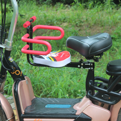 电瓶车儿童座椅前置可折叠电动自行车宝宝座椅电单车小孩安全前座
