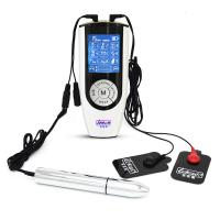 乐乐窝 肛塞组合 双控双输出充电主机强力电流击刺激击激情贴片男女用肛塞后庭自嗨玩情趣性用品男用自玩游戏玩具 双控定海