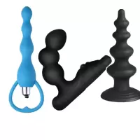 云曼(Yunman) 女用男用自嗨玩 绽放后庭拉珠棒 后庭刺激前列腺按摩棒 夫妻 绽放后庭+3礼[暴雨梨花+宝塔+润滑]