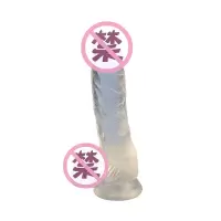 云曼 仿真阳具女用情趣性用品大粗透明假阳具手动 大号直径4.0cm