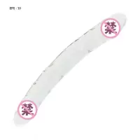 双头龙水晶玻璃棒小号女用自玩成人性用品仿真阳具后庭情趣成人用