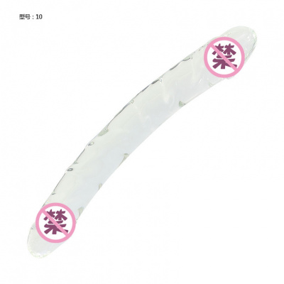 双头龙水晶玻璃棒小号女用自玩成人性用品仿真阳具后庭情趣成人用