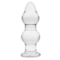 后庭情趣玻璃肛塞48mm自玩男女另类激情情趣性工具成人玩具调教用